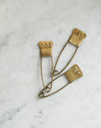 Brass Number Pins