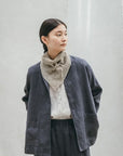 Linen Knit Scarf | Natural