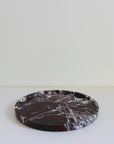 Riviera Marble Platter | Rosso Levanto