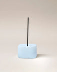 Frosted Blue Cube Incense Holder