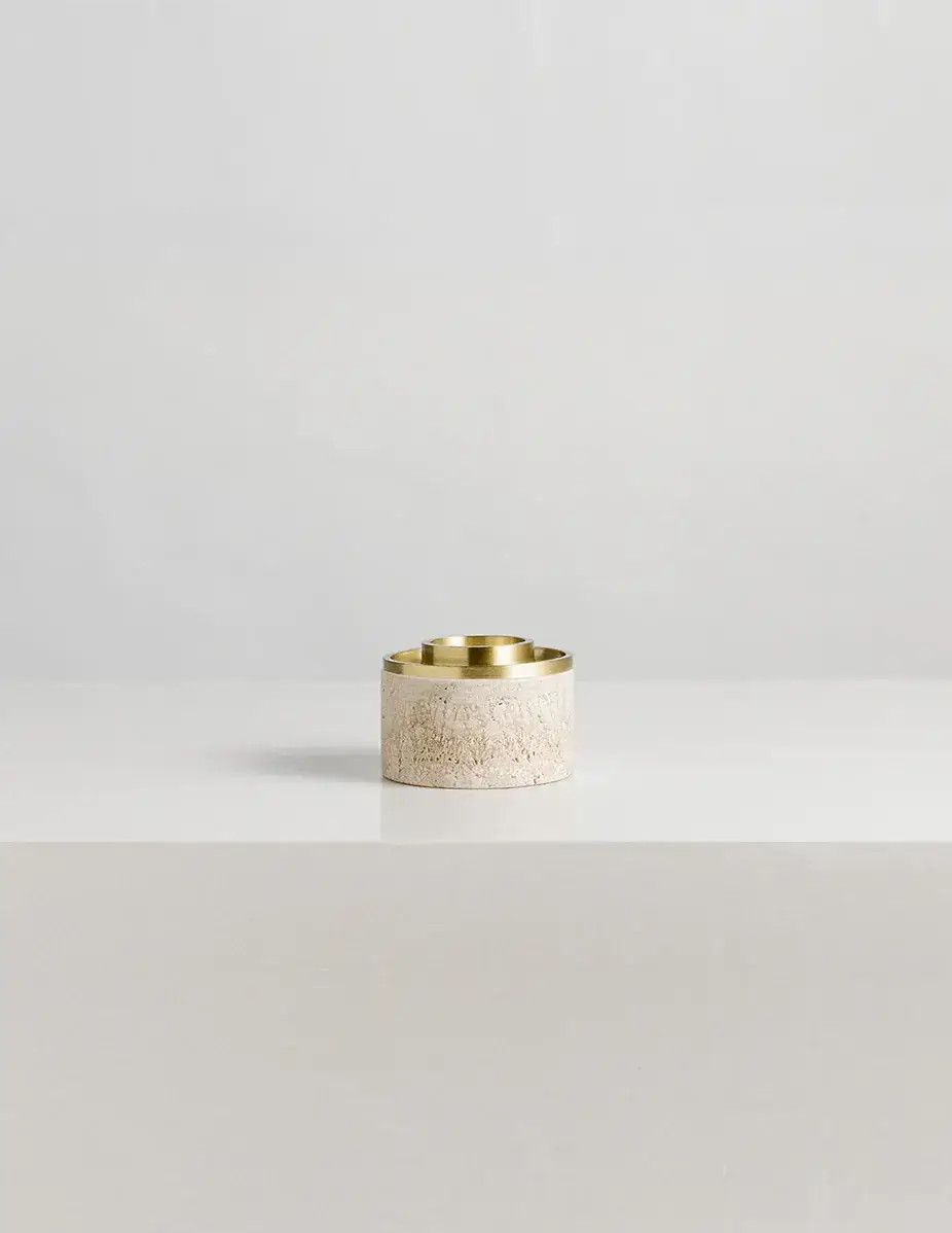 Addition Studio Asteroid Travertine Oil Burner Telegram Co