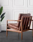 Alexander Leather Chair Capulet Home