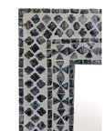 Algiers Black & Ivory Inlay Mirror CC Interiors
