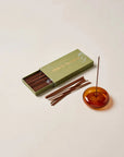 Amber Glass Vessel Incense Holder Gentle Habits