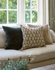 Liliana Floral Handblock Cushion Cover French Country Collections