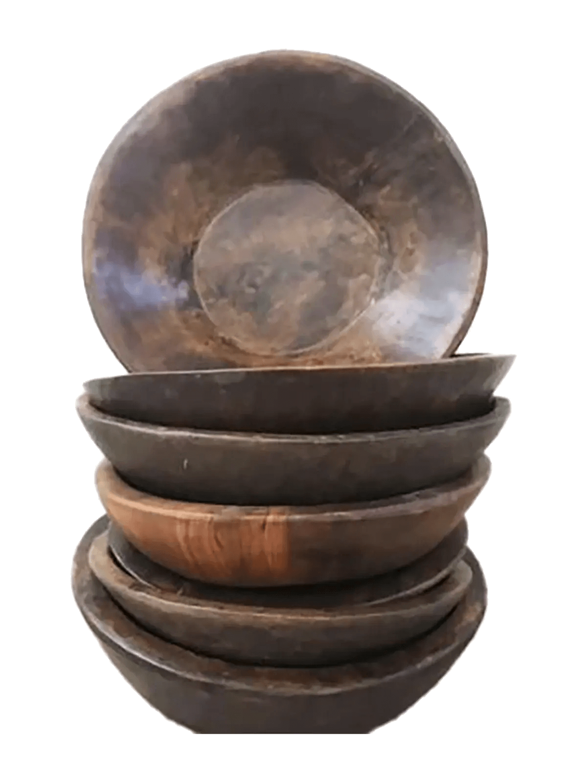 Antique Wooden Chapati Bowl CC Interiors