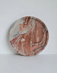 Arabescato Orobico Rosso Riviera Marble Tray Otis Homewares