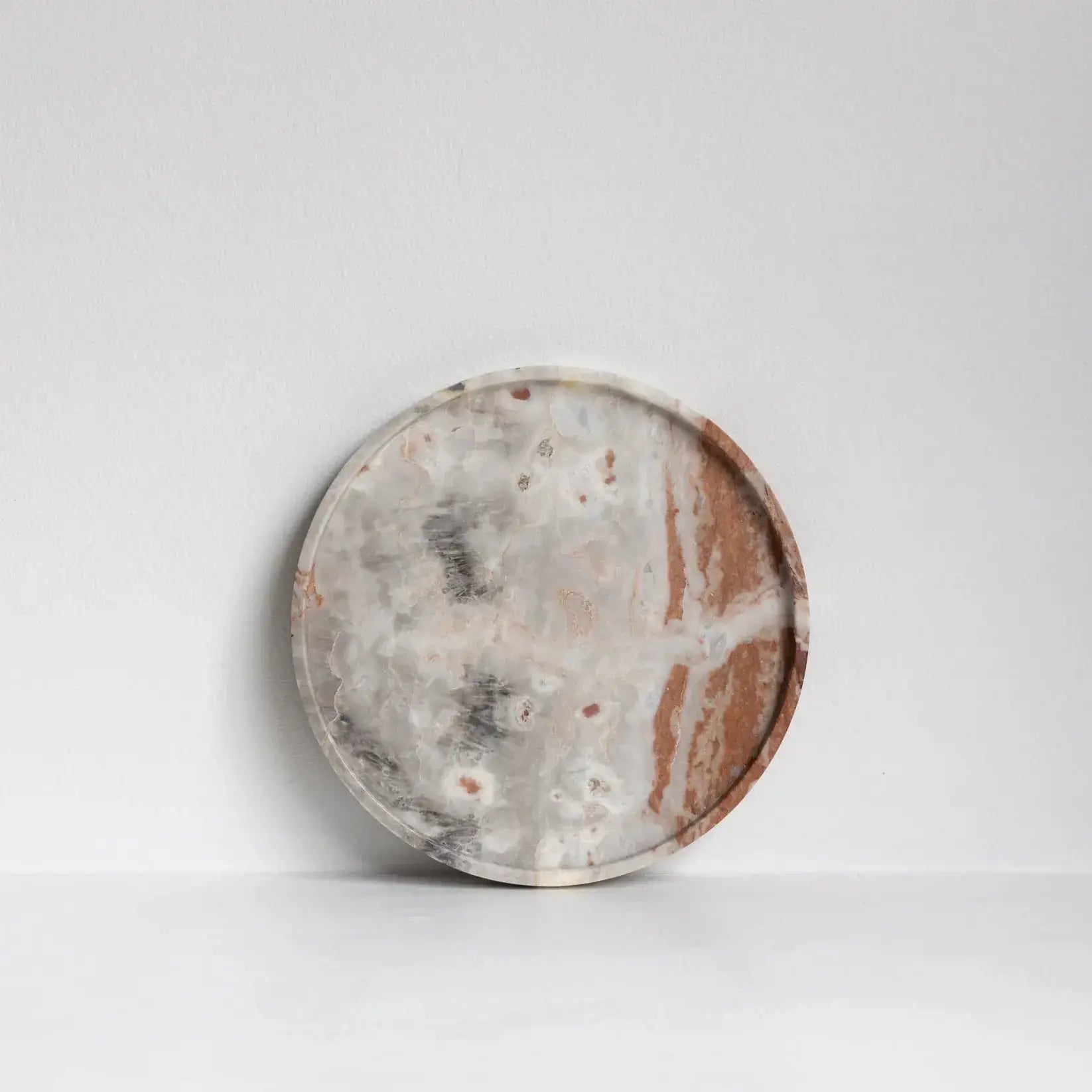 Arabescato Orobico Rosso Riviera Marble Tray Otis Homewares