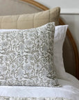 Athena Handblock Natural Bedding Marmaduke Shoppe