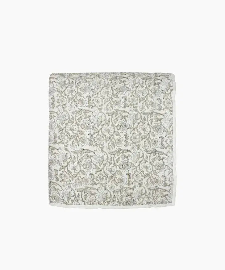 Athena Handblock Natural Bedding Marmaduke Shoppe