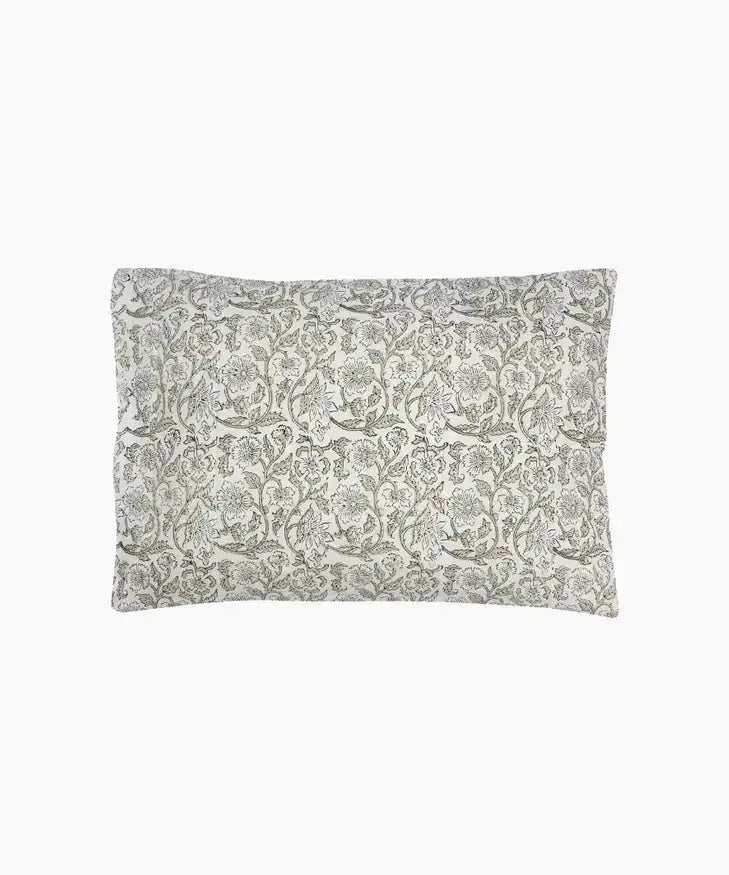 Athena Handblock Natural Bedding Marmaduke Shoppe