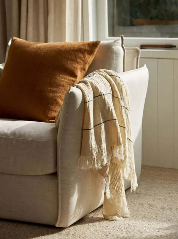 August Cotton Blend Throw Città