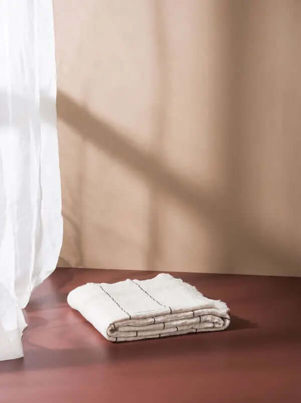 August Cotton Blend Throw Città