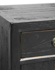Aurelia Black Bedside Table Hawthorne Group