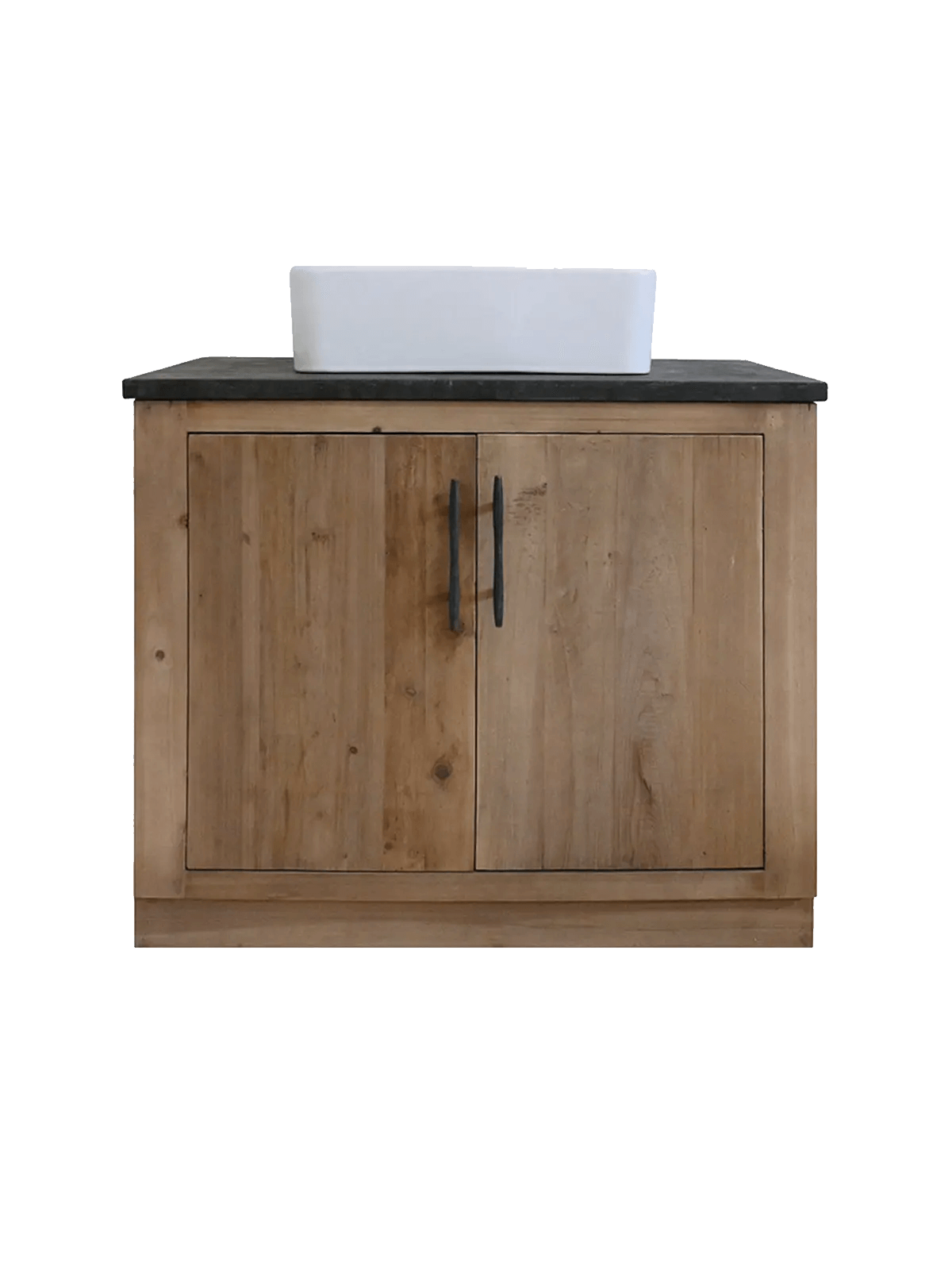 Bathroom Vanity with Bluestone Top and Ceramic CC Interiors