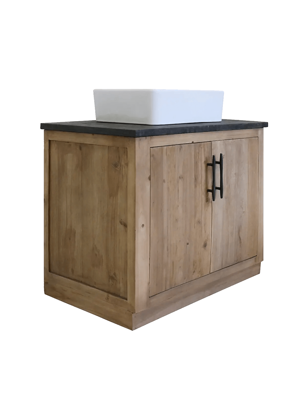 Bathroom Vanity with Bluestone Top and Ceramic CC Interiors