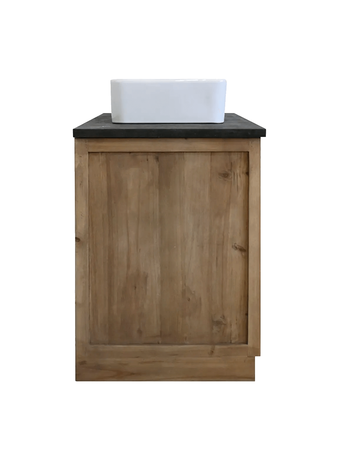 Bathroom Vanity with Bluestone Top and Ceramic CC Interiors