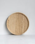 Beige Travertine Riviera Marble Tray Otis Homewares