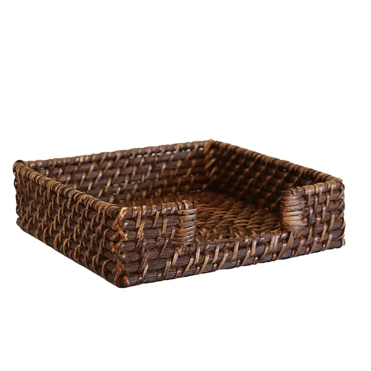 Bermuda Napkin Holder Walnut Rattan CC Interiors