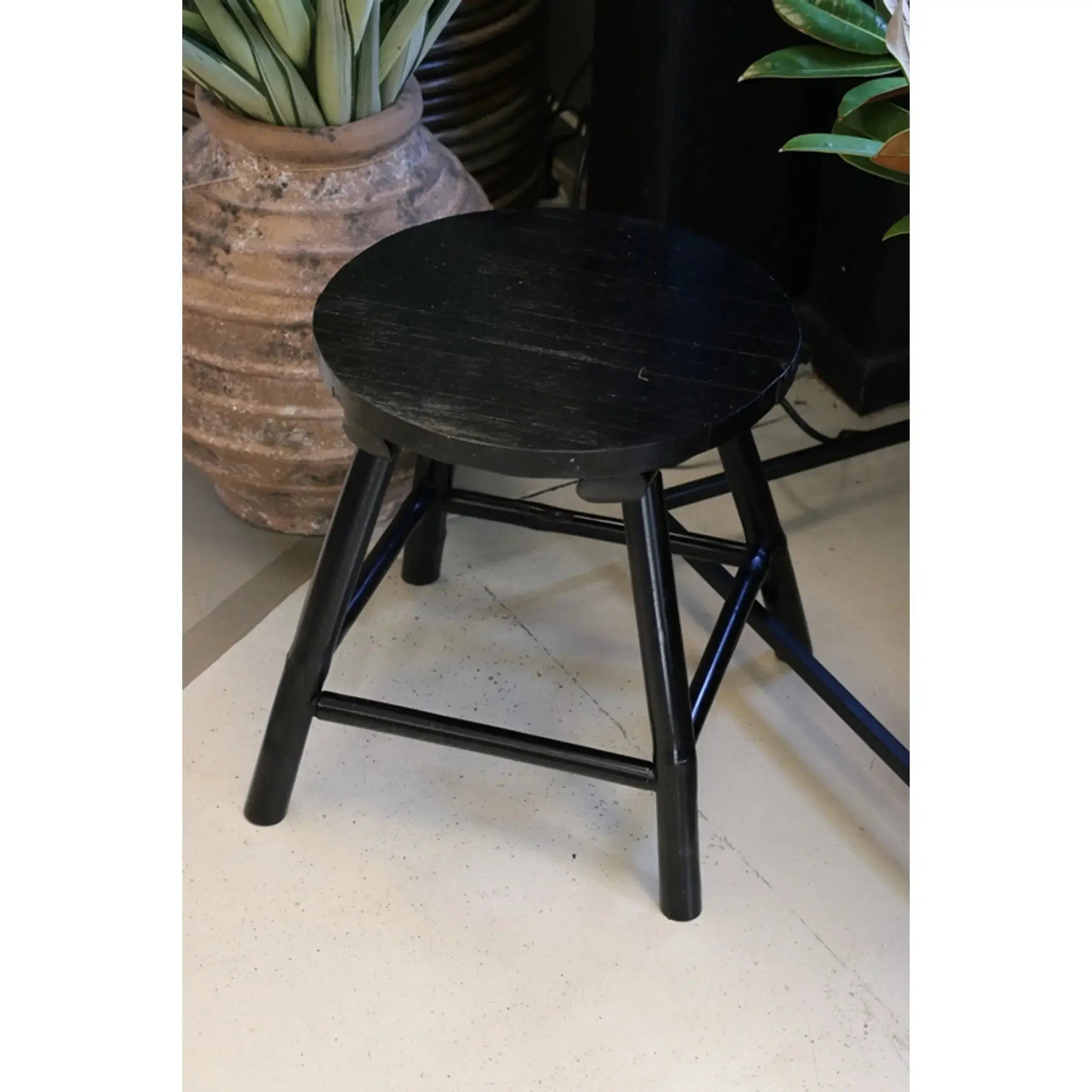 Bermuda Stool in Black CC Interiors