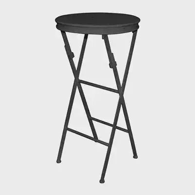 Black Folding Side Table French Country Collections