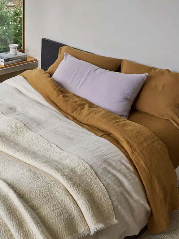 Boucle Wool Throw Natural Marmaduke Shoppe