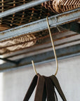 Brass J Hook Fog Linen