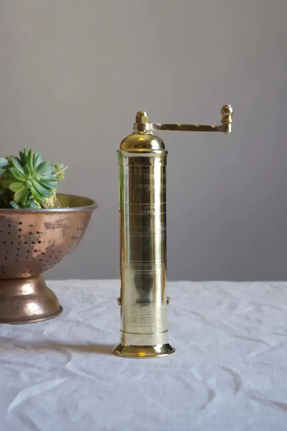 Brass Pepper Mill Mr Kitly
