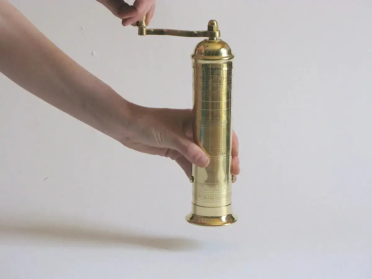 Brass Pepper Mill Mr Kitly