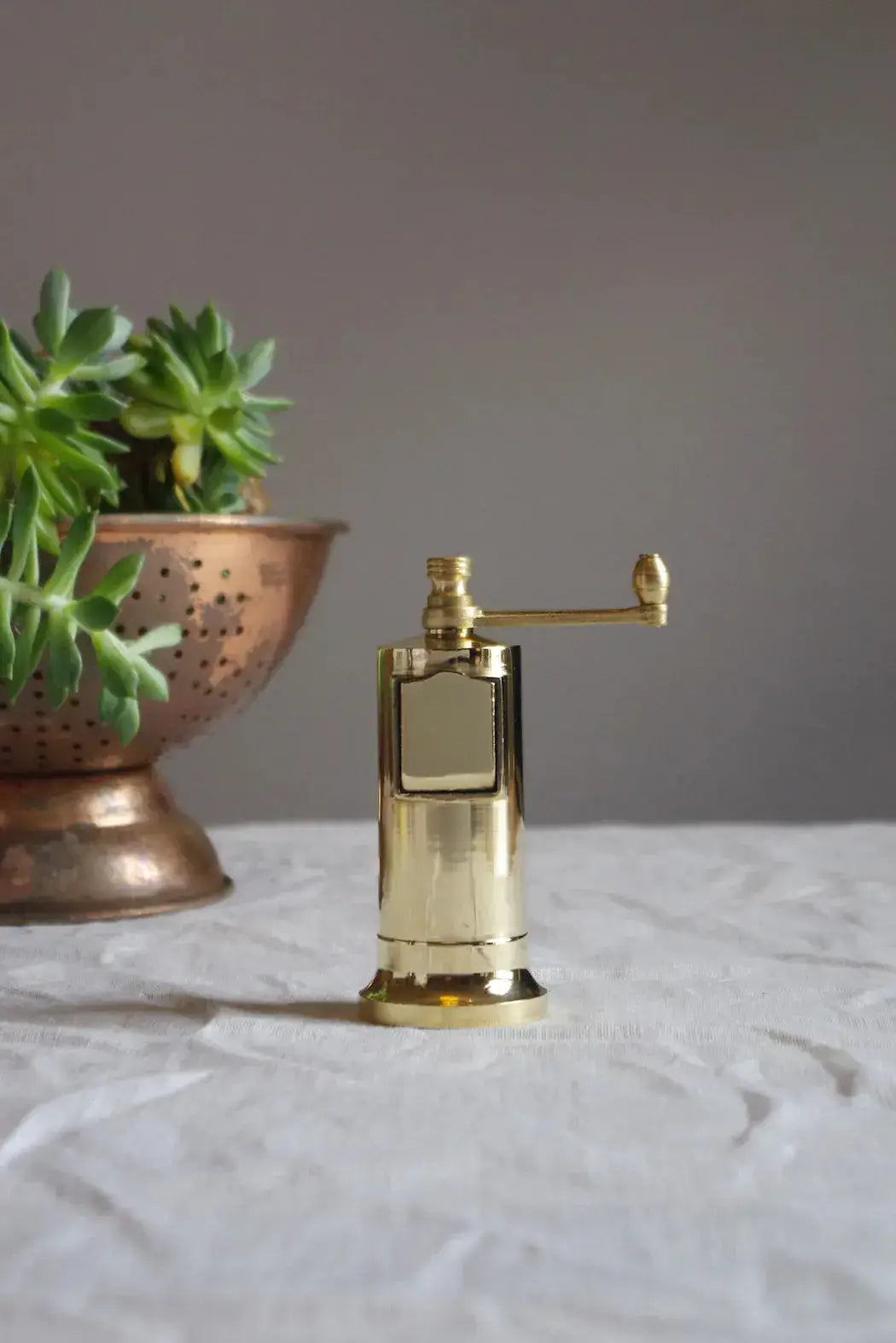 Brass Pepper Mill Mr Kitly