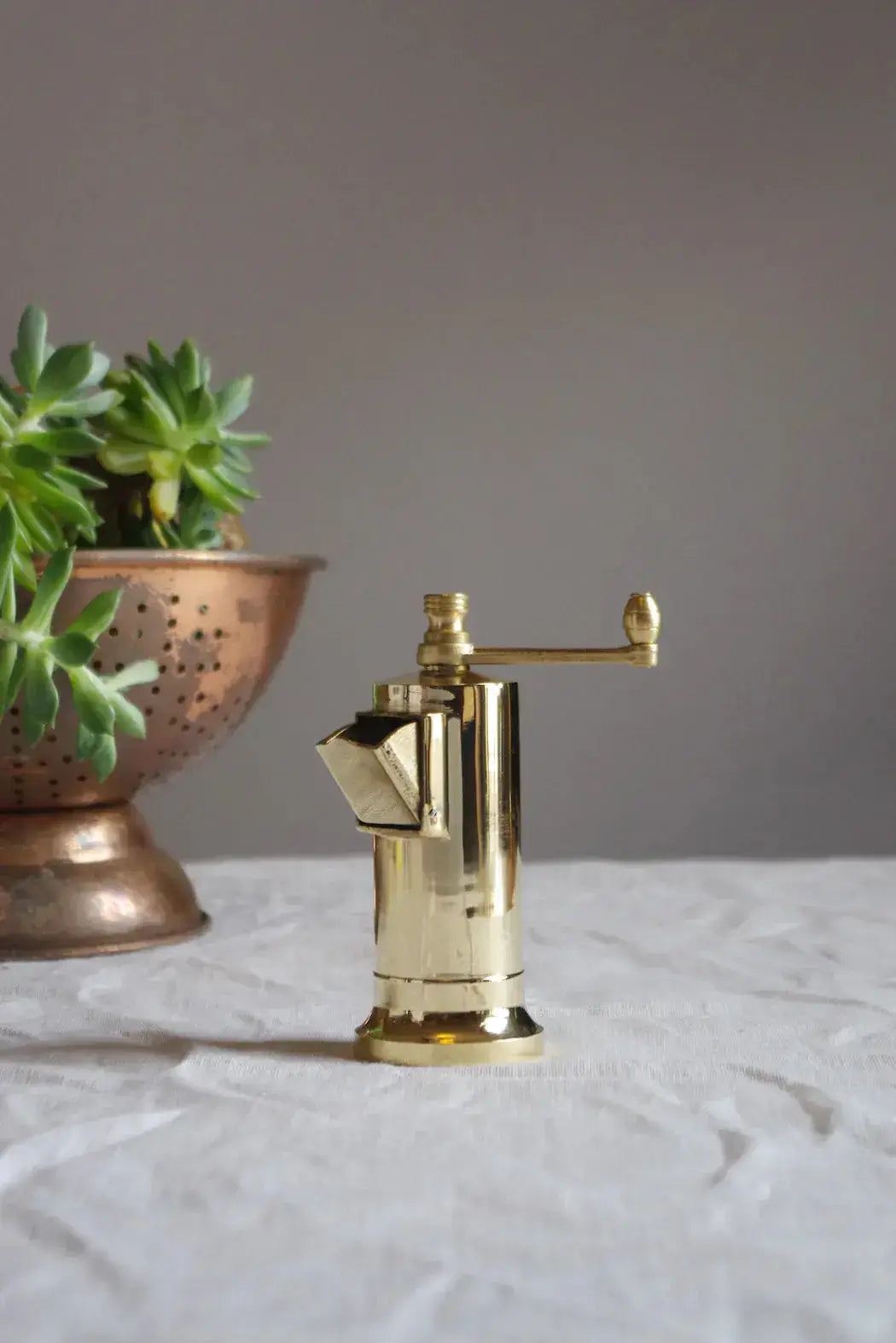 Brass Pepper Mill Mr Kitly