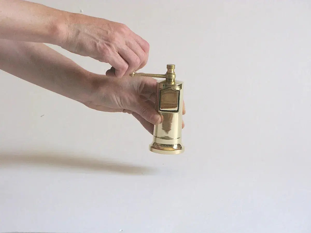 Brass Pepper Mill Mr Kitly