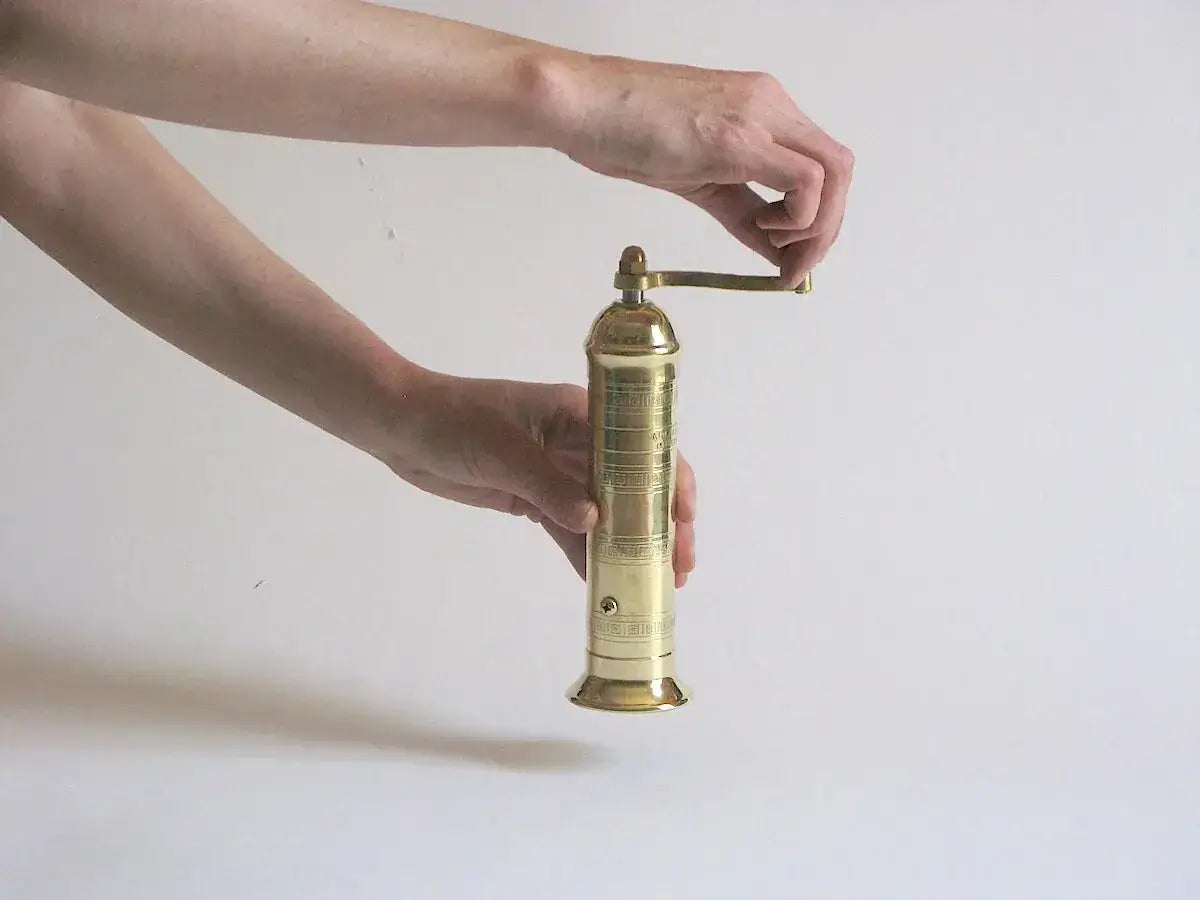 Brass Pepper Mill Mr Kitly
