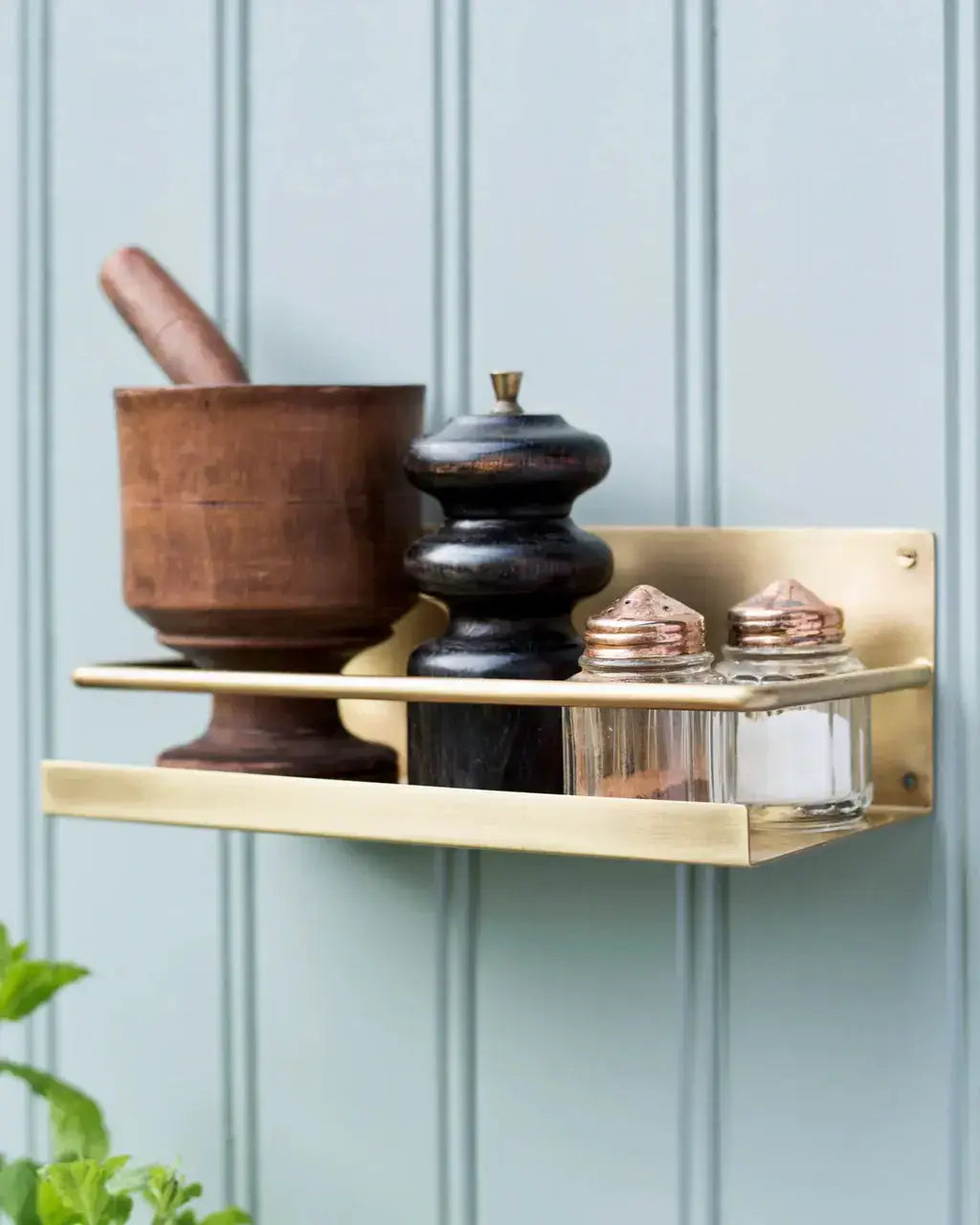Brass Shelf Fog Linen