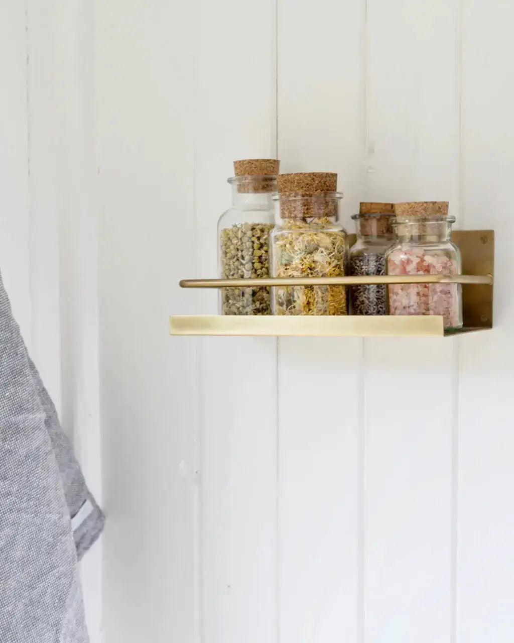 Brass Shelf Fog Linen