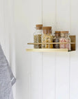 Brass Shelf Fog Linen