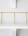 Brass Triple Hook Fog Linen