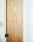 Brass Wire Star Fog Linen
