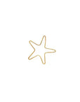 Brass Wire Star Fog Linen