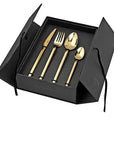 Broste Copenhagen Gold Cutlery Tvis Set May Time