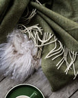 Cashmere and Merino XL Bach Throw Blanket Loomwares