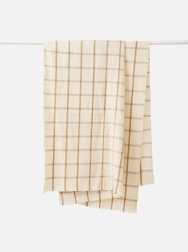 Cecil Wool Throw Miso/Twine Città