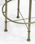 Chandri Brass Finish & Leather Barstool Hawthorne Group