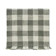 Checked Kitchen Towel Wooden Horse