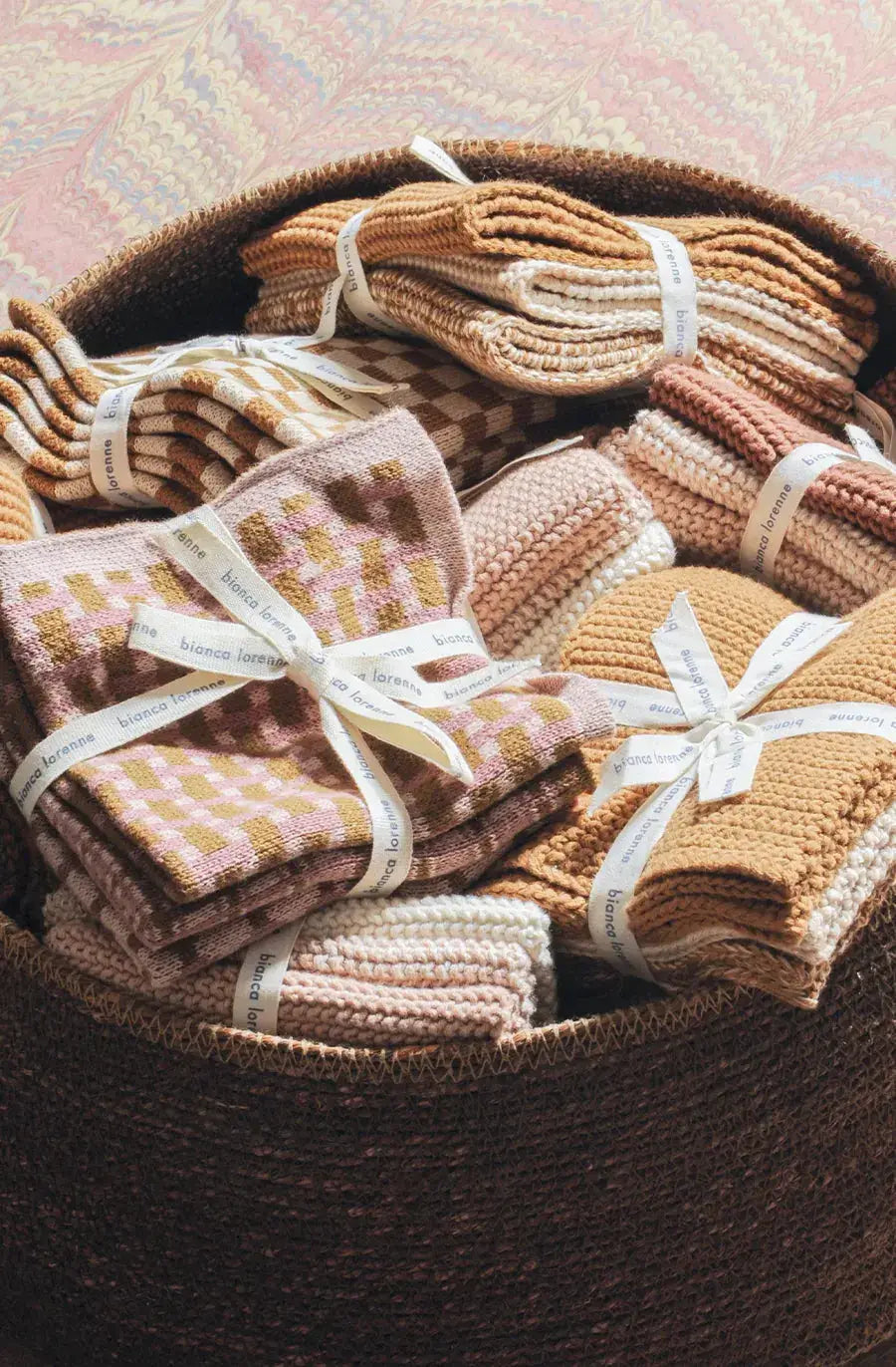 Chekka Clay Washcloths (Set of 3) Bianca Lorenne
