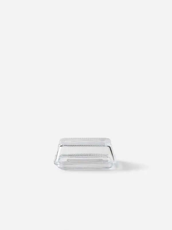 Città Glass Butter Dish Città