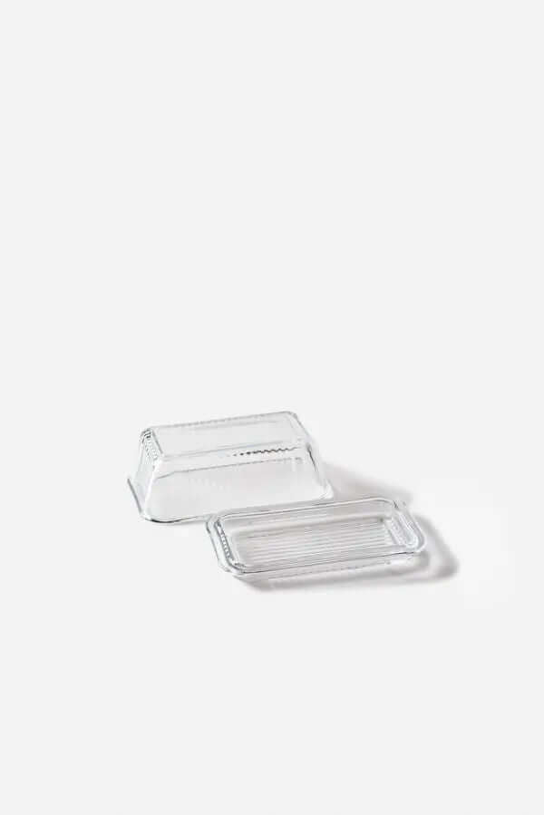 Città Glass Butter Dish Città