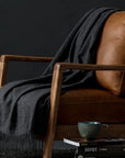 LOOM Cashmere Merino Throw | Grey Flannel