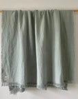 Cove Pure Linen Throw Blanket Loomwares