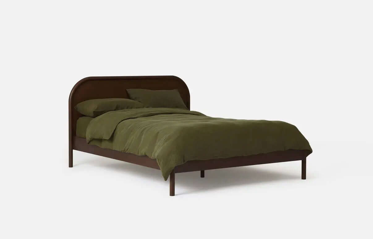 Dark Oak Arc Bed Città